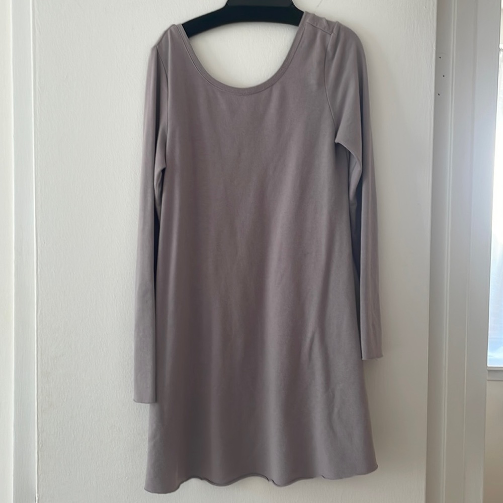 American Threads Lavender Long Sleeve Dress - Size M